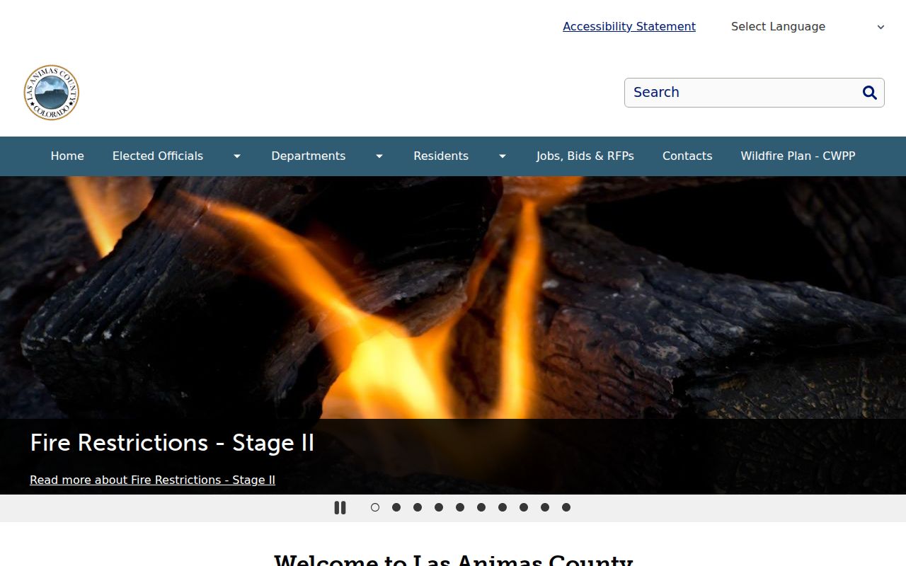 Las Animas County court records county homepage